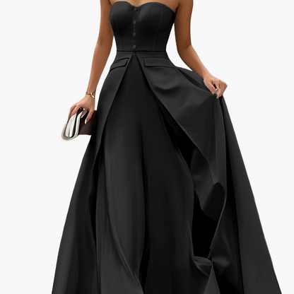 Damen Abendkleid Elegant Bandeau Stil für festliche Anlässe und Gala