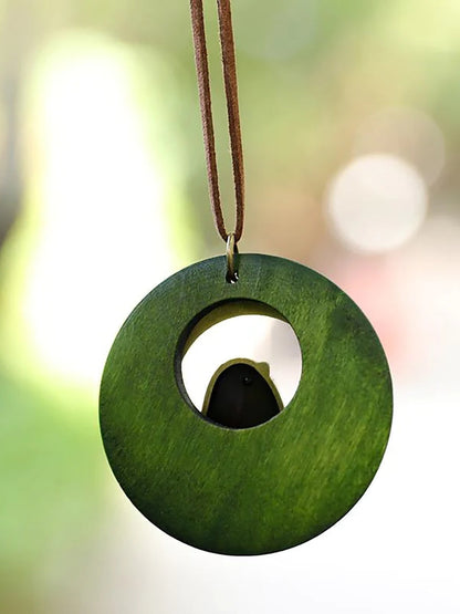 Unisex Vintage Halskette mit Retro-Vogelanhänger – Statement Schmuck für besondere Anlässe