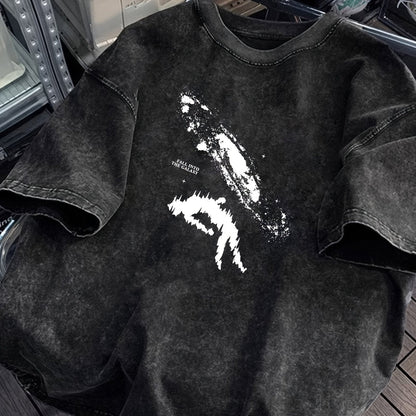 Herren Oversize T-Shirt mit Grafik-Print – Lässiger Streetwear Stil für Alltag und Freizeit