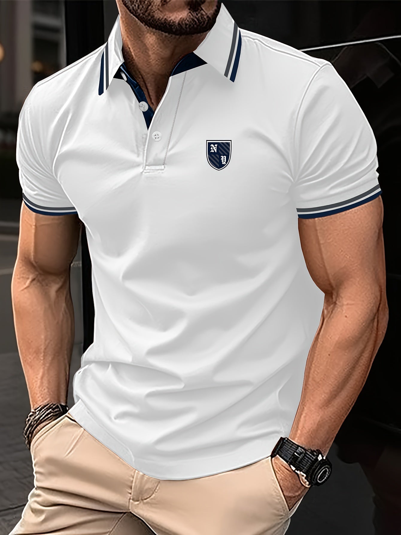 Herren Polo-Shirt Casual Stil – Ideal für Freizeit und Alltag