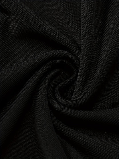 Elegantes Damen Abendkleid One-Shoulder mit Feder-Detail – Bodycon Maxikleid für Gala & Events