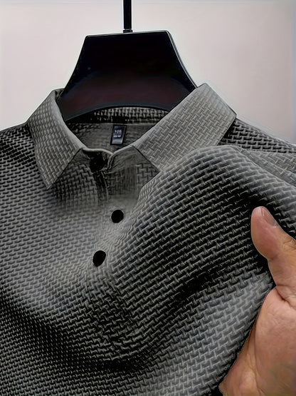 Herren Poloshirt mit Struktur – Casual Stil für Alltag und Freizeit