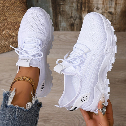 Damen Sneaker Atmungsaktiv Sportlich Freizeit Laufschuhe