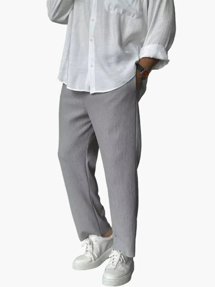 Herren Luxus Freizeithose im Old Money Stil – Elegante Alltagshose mit modernem Schnitt