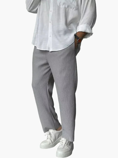 Herren Luxus Freizeithose im Old Money Stil – Elegante Alltagshose mit modernem Schnitt