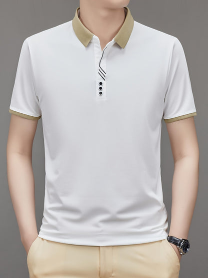 Herren Polohemd mit Kontrastkragen – Stilvolles Freizeit- und Business-Poloshirt