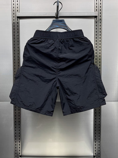 Herren Utility Cargo Shorts mit großen Taschen und verstellbarem Gürtel – Streetwear & Outdoor Style