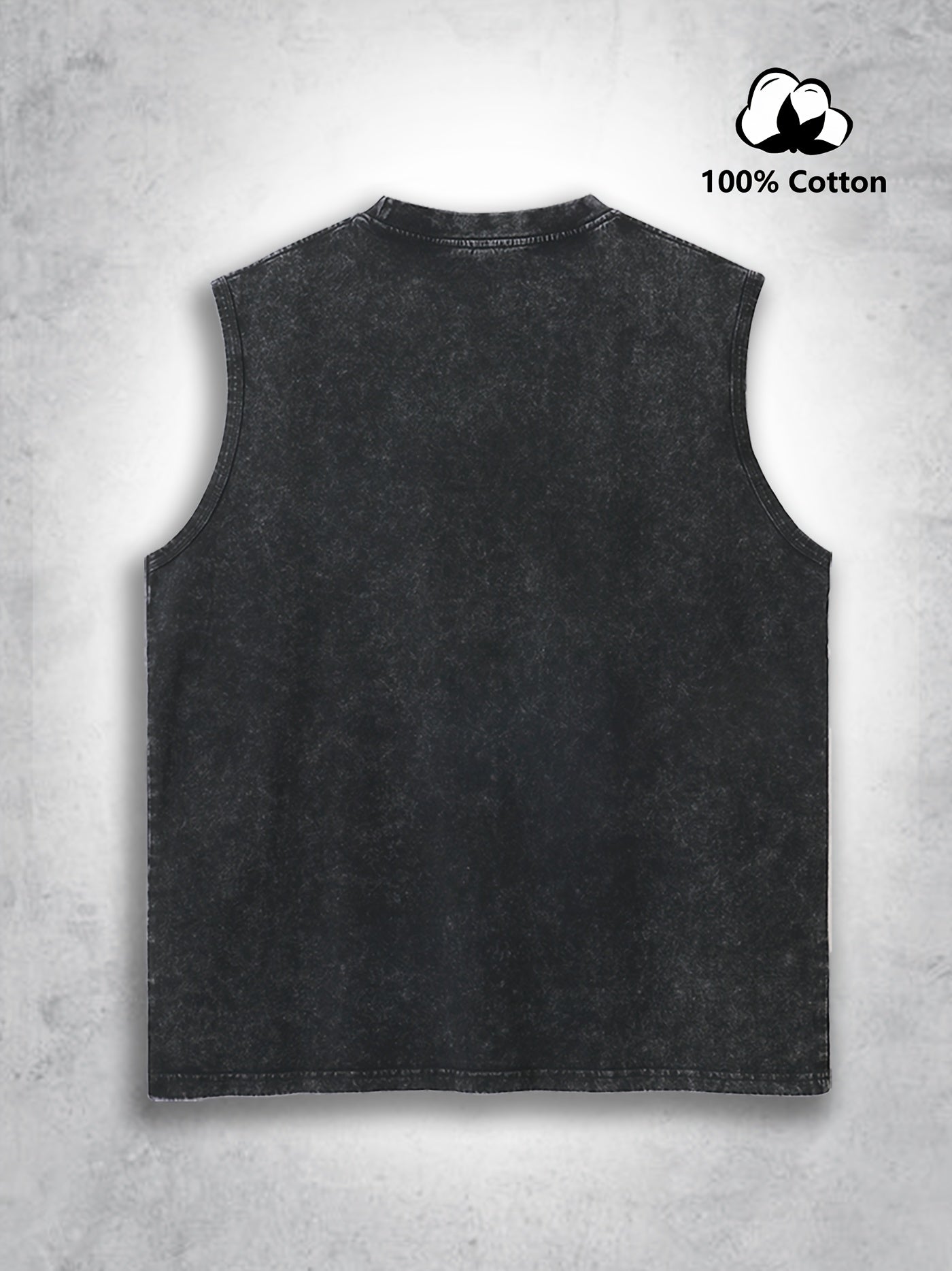 Herren Muskelshirt mit Totenkopf Biker Print – Lässiges Streetwear Tanktop