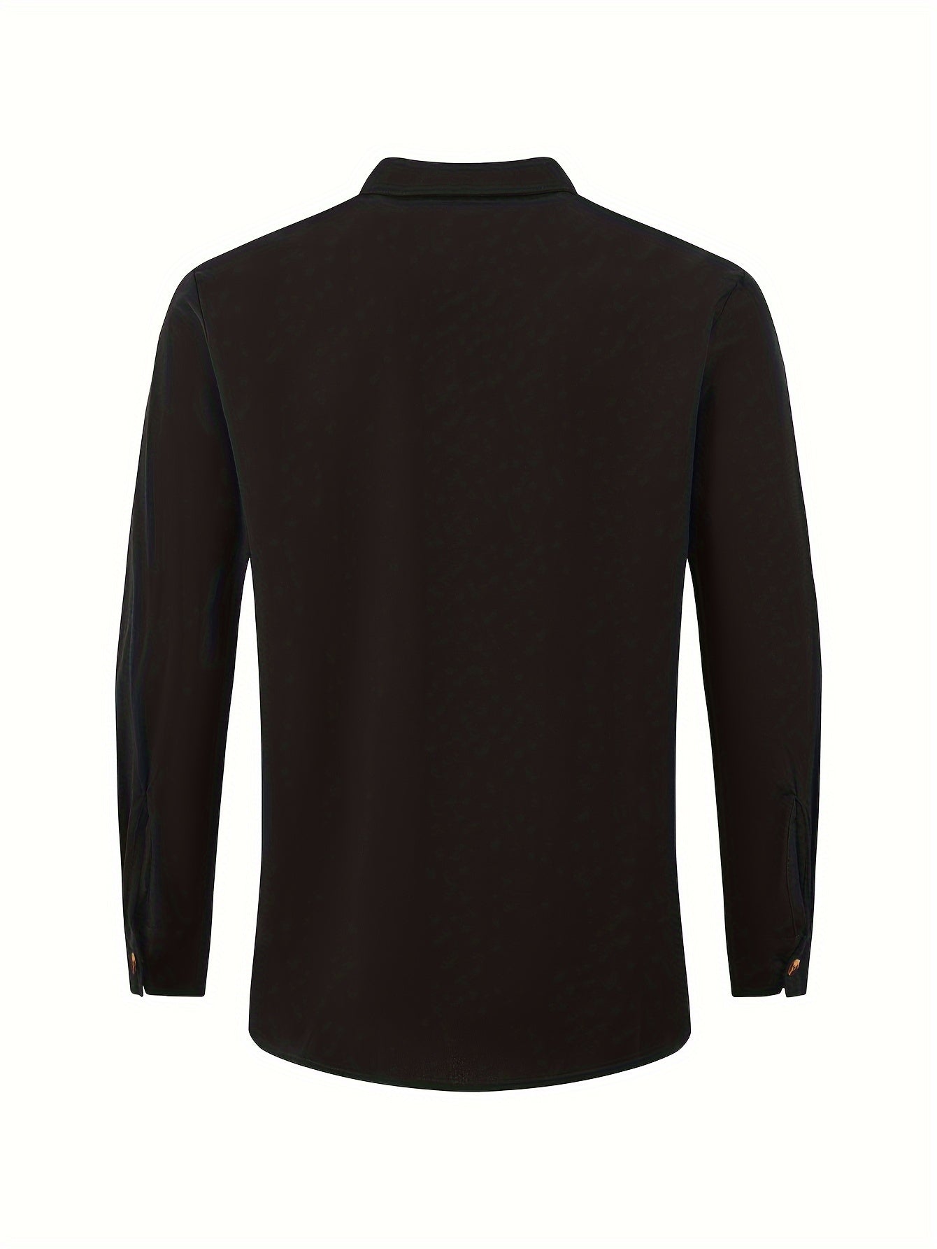 Herren Stehkragen Hemd Elegant Freizeit Langarm Modernes Design
