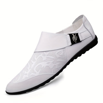 Herren Slip-On Loafer – Elegante Freizeitschuhe mit Prägung und modernem Design