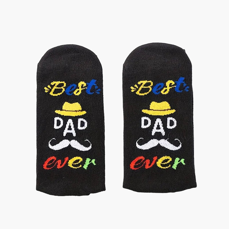 Herren Geschenk Socken – Lustige Best Dad Ever Socken – Vatertag Geschenk für Väter