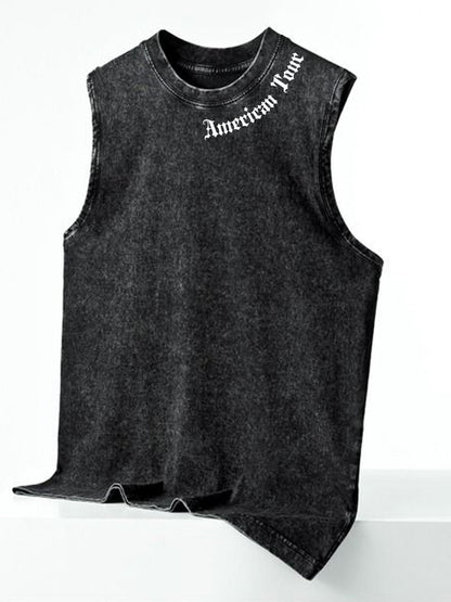 Herren Streetwear Tanktop mit modernem Print und lässigem Schnitt