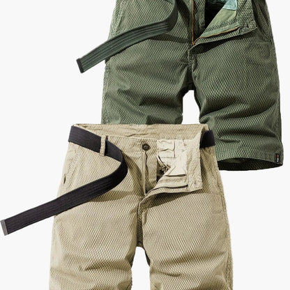 Herren Outdoor-Bermuda Shorts – Freizeit & Abenteuer, atmungsaktiv, mit Gürtel