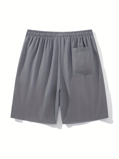 Herren Sport-Shorts mit Zipper-Taschen und Kordelzug – Ideal für Freizeit & Training