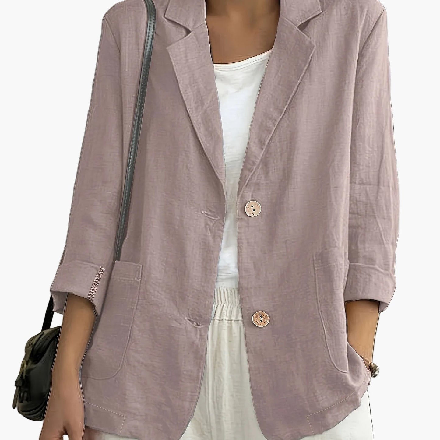 Damen Blazer Elegant Locker Business Freizeitjacke