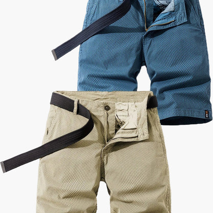Herren Outdoor-Bermuda Shorts – Freizeit & Abenteuer, atmungsaktiv, mit Gürtel