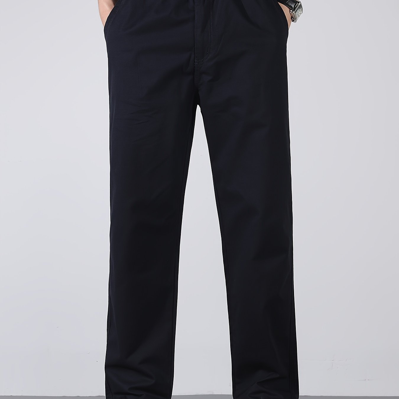 Herren Gerade Schnitt Freizeithose – Bequeme Alltags- und Businesshose