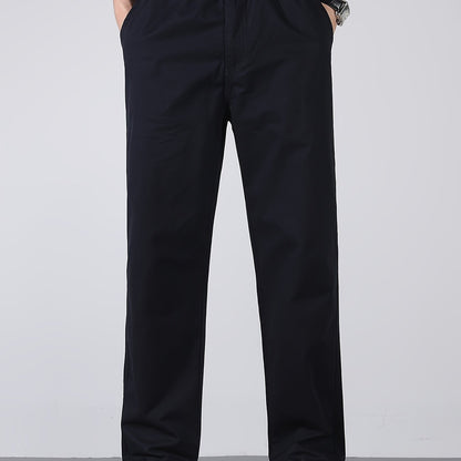Herren Gerade Schnitt Freizeithose – Bequeme Alltags- und Businesshose