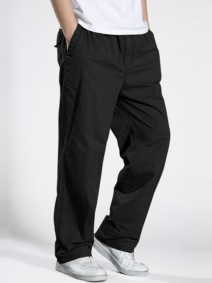 Herren Freizeithose mit Kordelzug – Bequeme Weite Hose für Alltag & Sport
