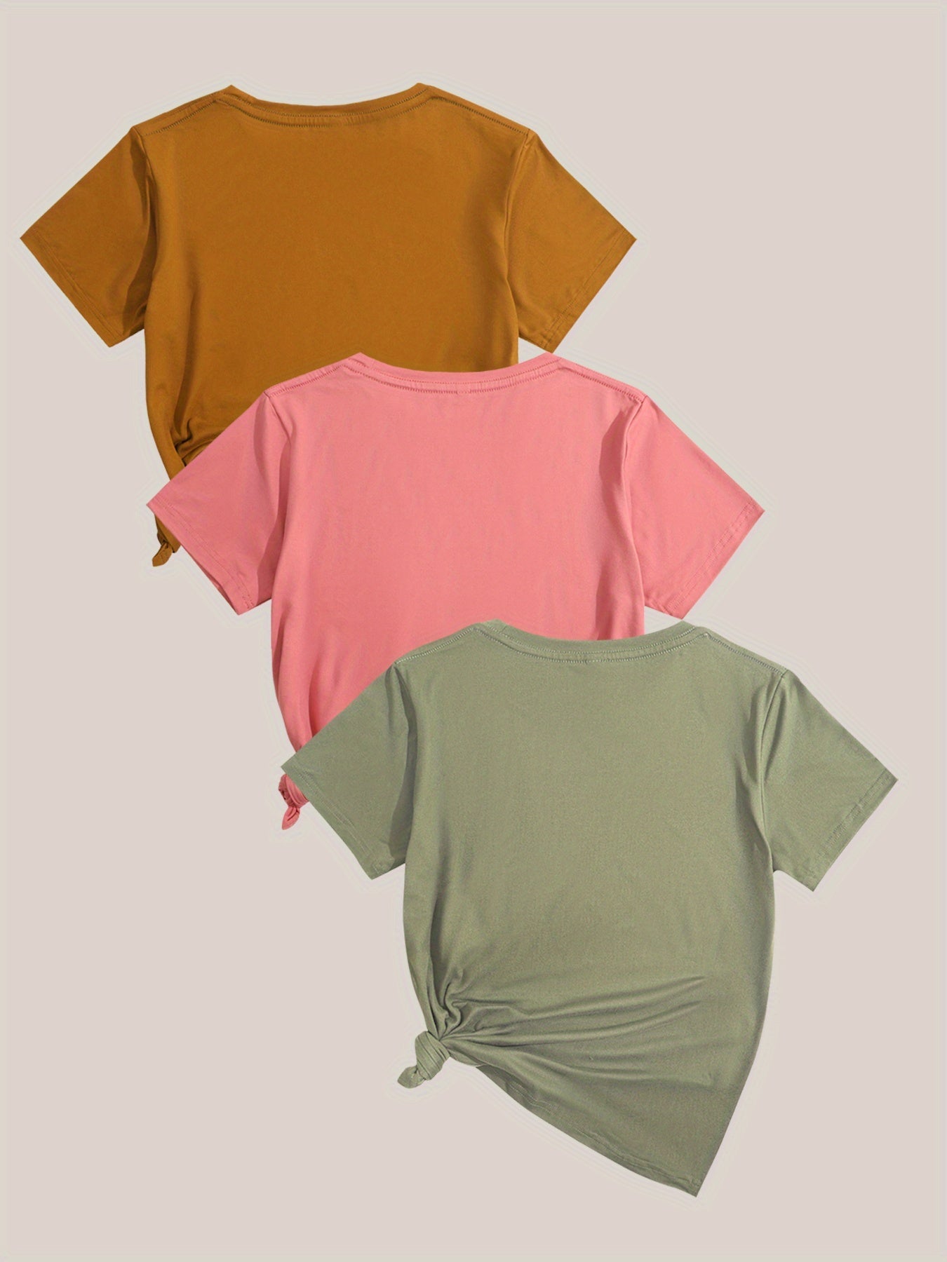 Damen T-Shirt Set mit Natur-Motiven und inspirierenden Prints – Lässige Kurzarmshirts für entspannte Outfits