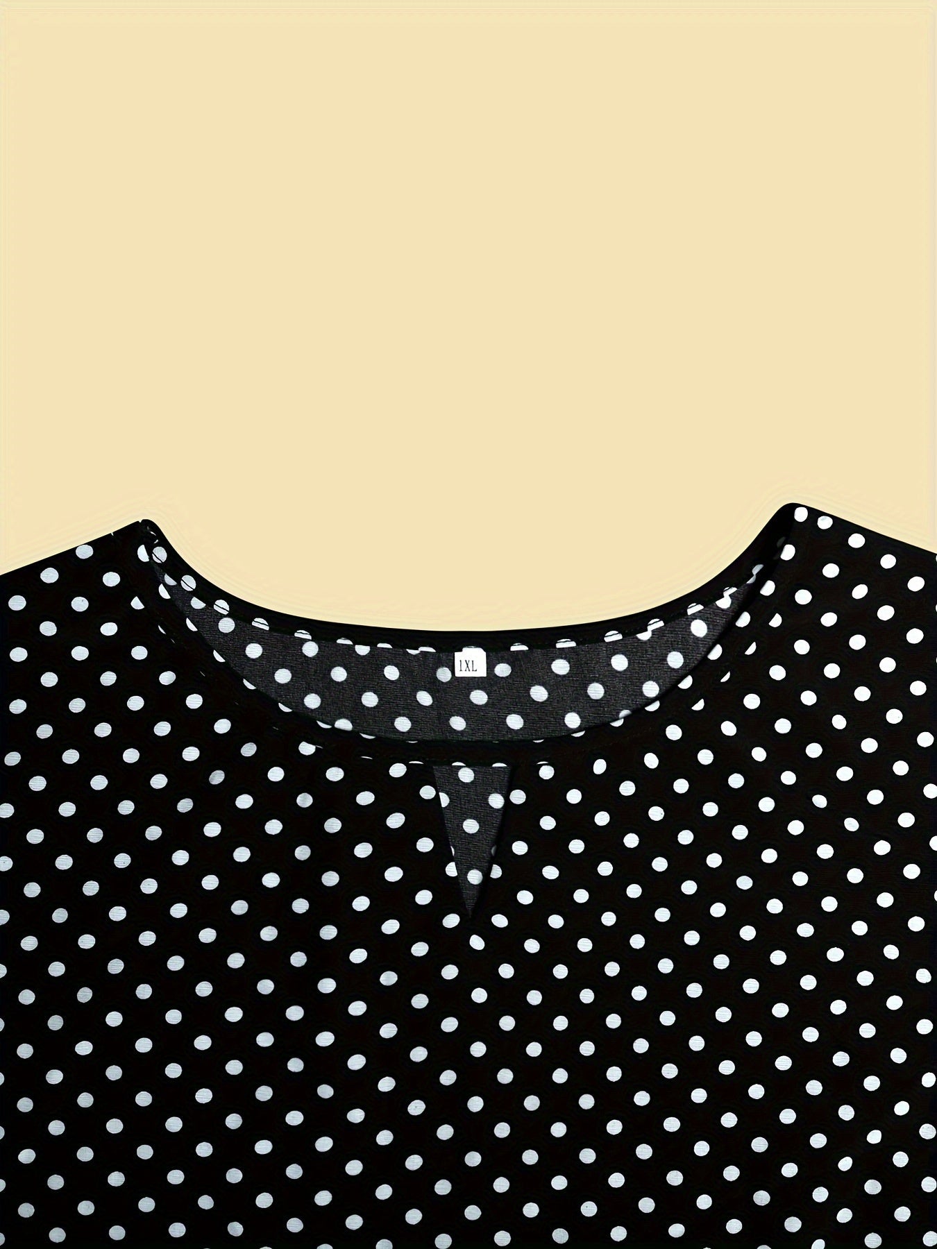 Damen Polka Dot Bluse Elegant mit Rüschenärmeln – Büro & Freizeit
