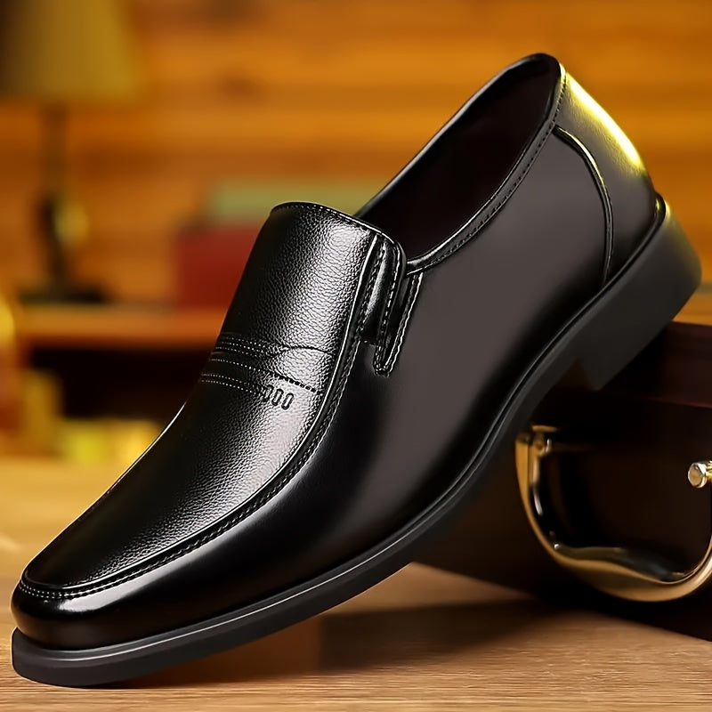 Elegante Herren Business-Slipper – Klassische Vintage-Lederschuhe für Alltag & Büro