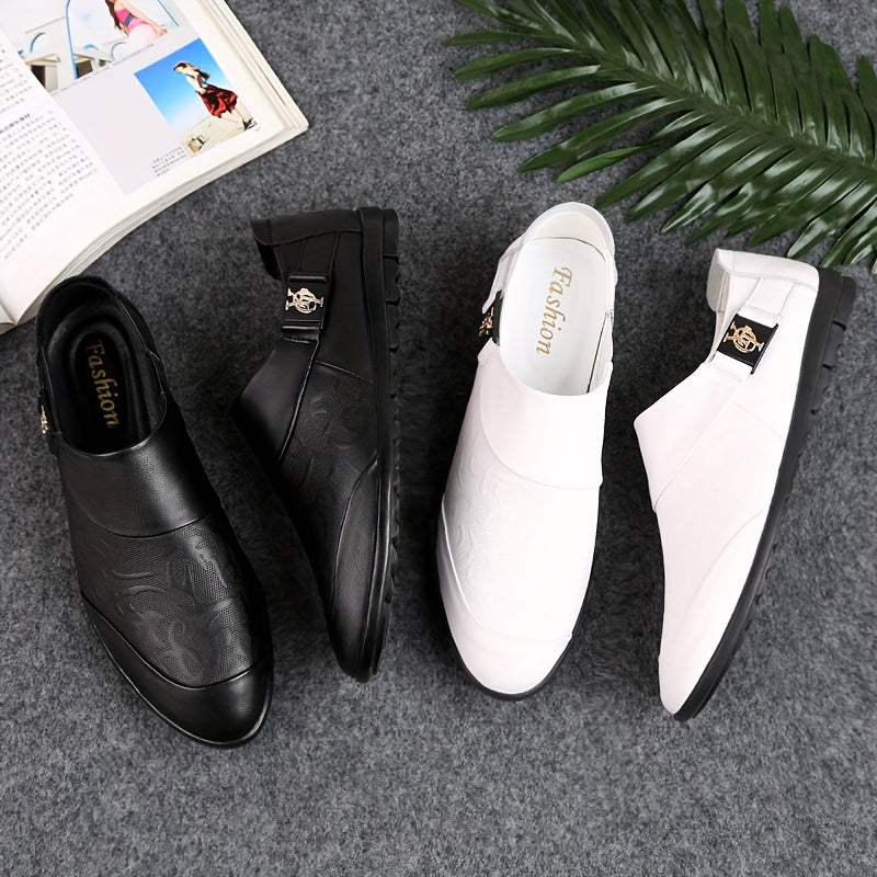 Herren Slip-On Loafer – Elegante Freizeitschuhe mit Prägung und modernem Design