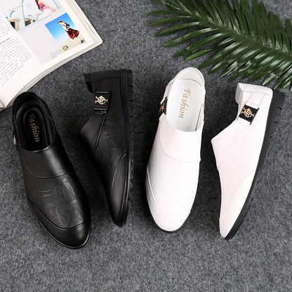 Herren Slip-On Loafer – Elegante Freizeitschuhe mit Prägung und modernem Design