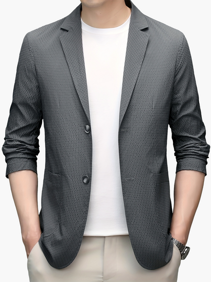 Herren Casual Blazer mit Struktur – Modernes Sakko für Alltag und Business
