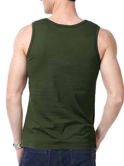 Herren Tanktop im sportlichen Stil – Figurbetontes Basic für Fitness und Freizeit
