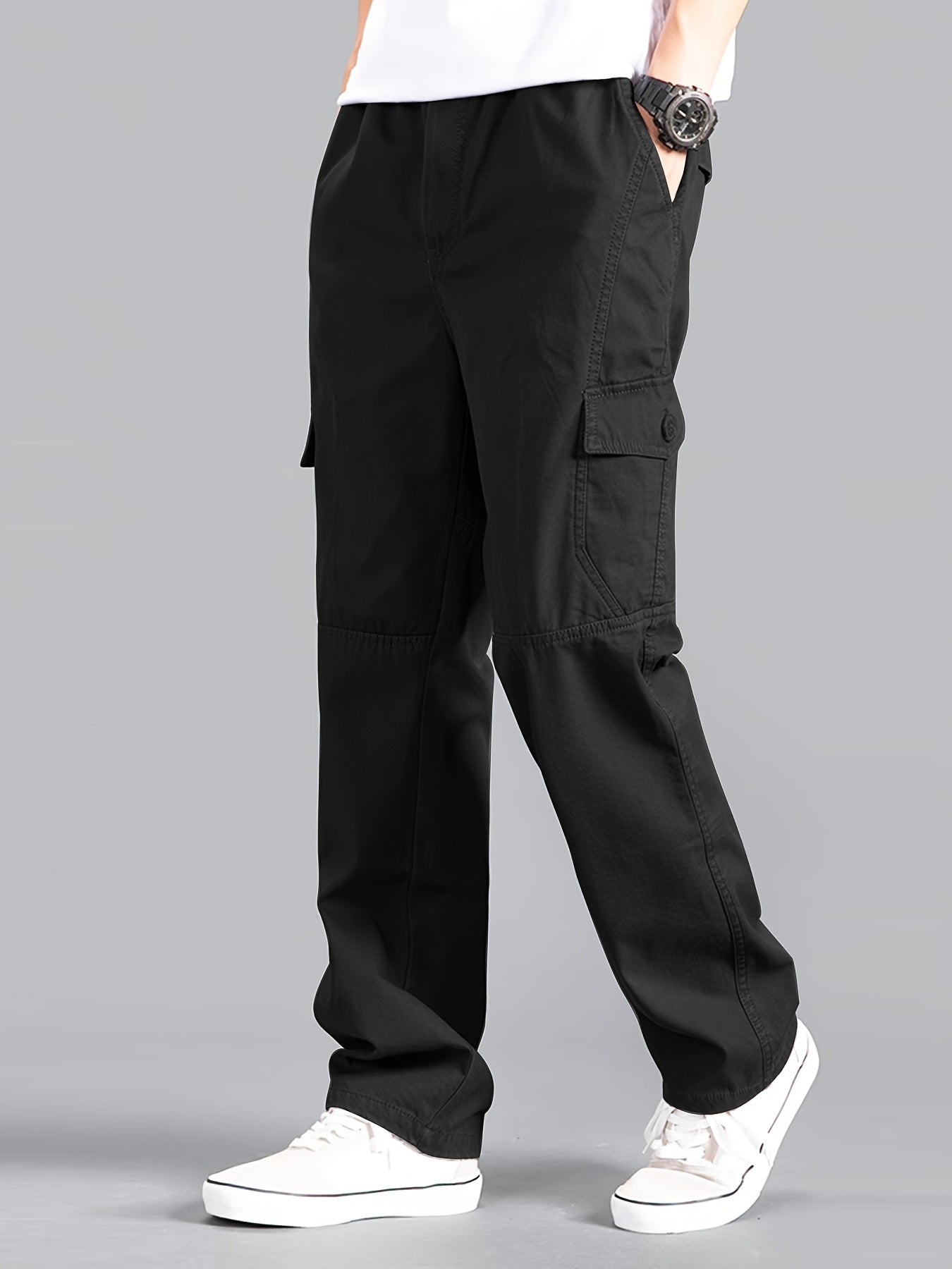 Herren Cargo-Hose mit modernem Schnitt und praktischen Taschen – Lässige Freizeithose für Alltag und Outdoor