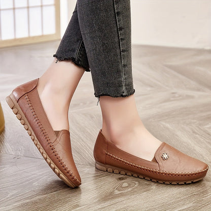 Damen Bequeme Slipper Mokassins – Elegante Freizeit Loafer für Alltag & Büro