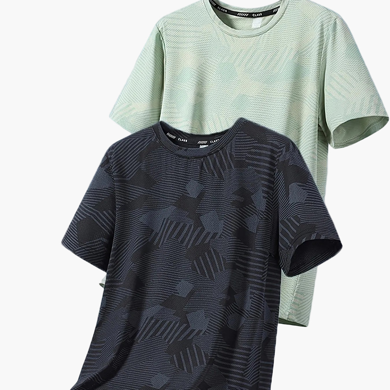 Herren Funktions-T-Shirts – Lässige Sommeroberteile mit tropischem Muster, ideal für Freizeit und Sport
