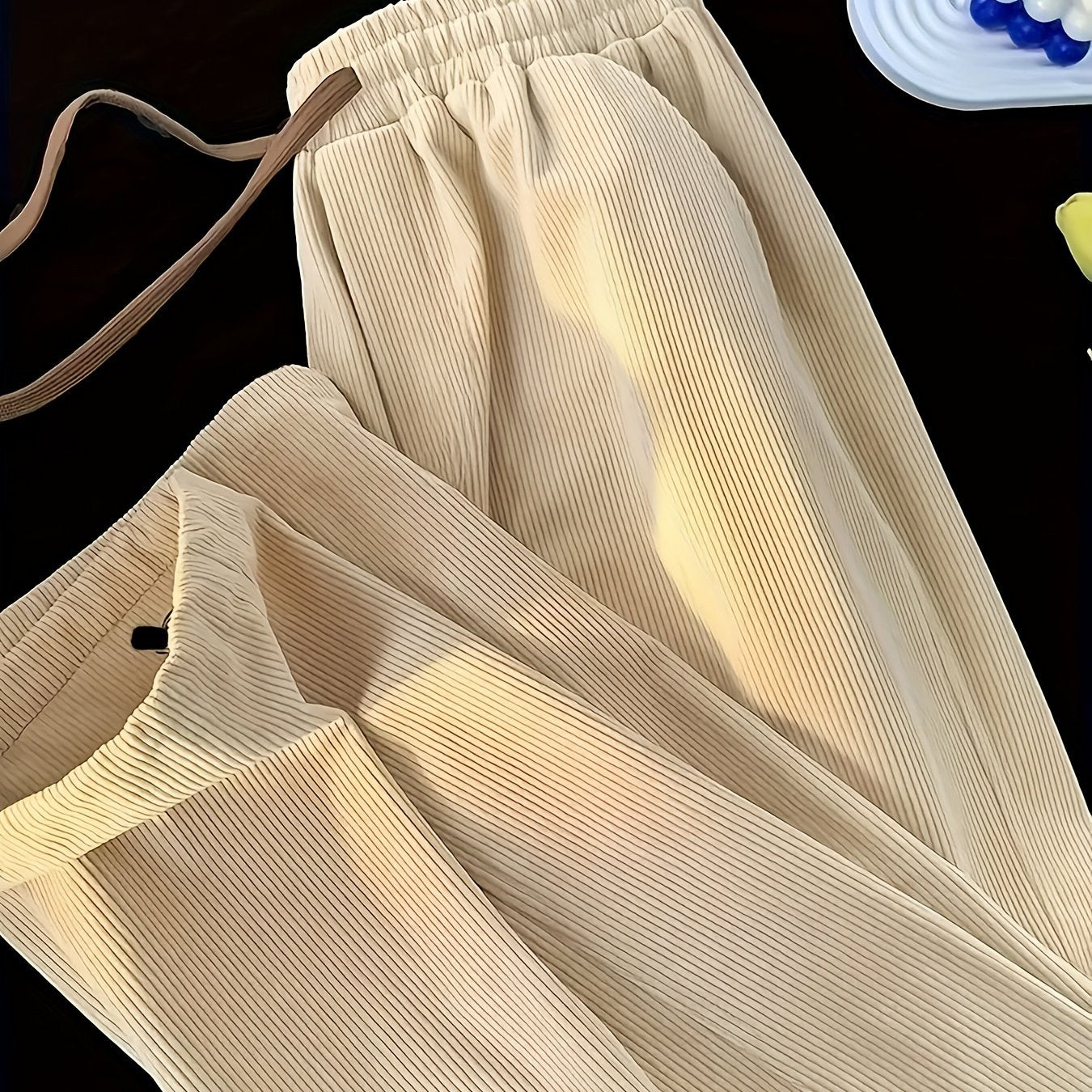 Herren Plisseehose Modern Relaxed Fit mit Kordelzug – Stilvolle Freizeithose für Alltag und Freizeit