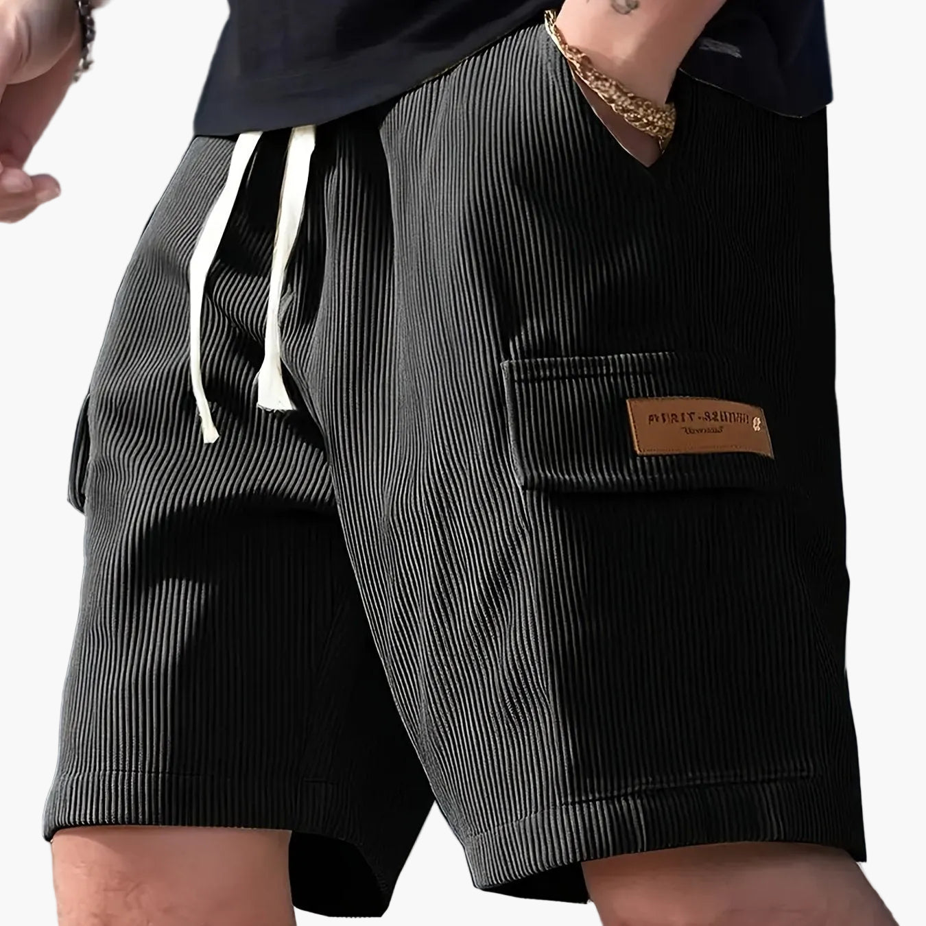 Herren Freizeitshorts mit Kordelzug – Modische Sommer Bermuda für Alltag & Freizeit