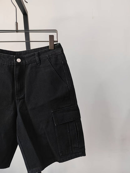 Herren Cargo Jeans Shorts im Streetwear Stil – Lässige Cargoshorts für Alltag und Freizeit