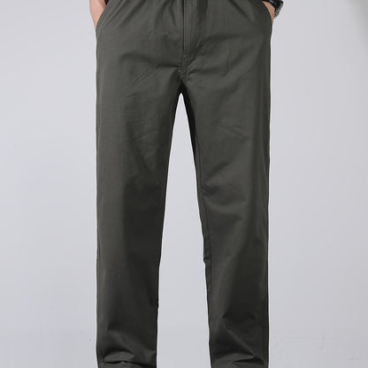 Herren Gerade Schnitt Freizeithose – Bequeme Alltags- und Businesshose