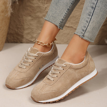 Damen Sneaker im Casual Stil für Alltag und Freizeit – Bequeme Schnürschuhe