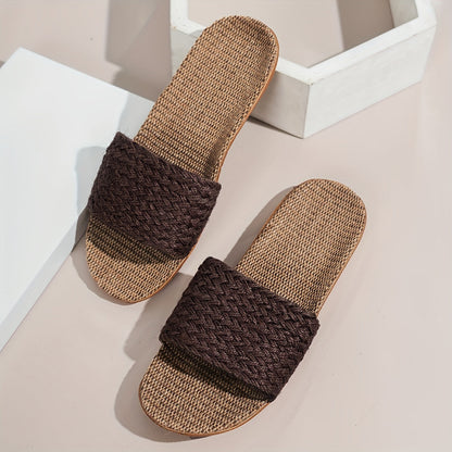 Damen Komfort-Slipper Sandalen für den Sommer – Bequeme Freizeitschuhe mit offenem Zehenbereich