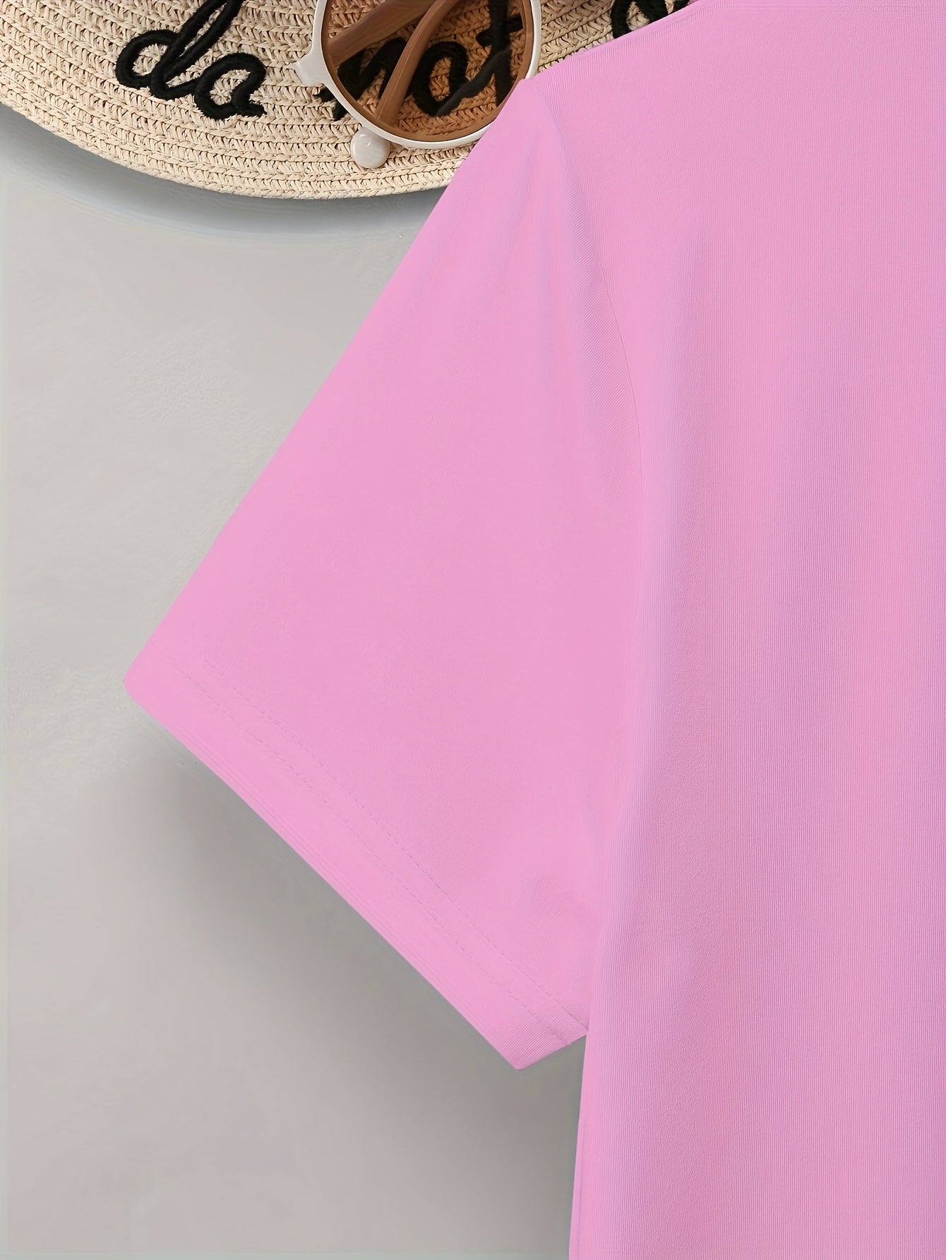 Damen T-Shirt mit Glitzer-Herz-Print – Modisches Freizeitshirt mit funkelndem Design