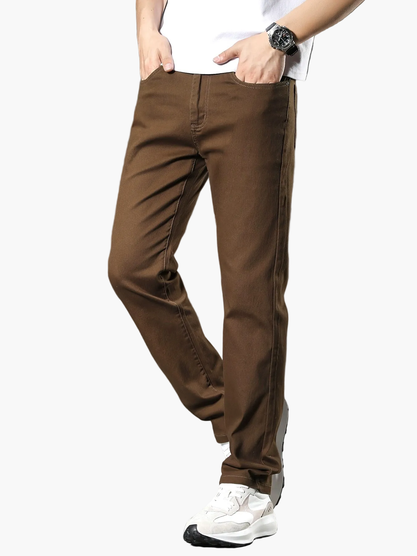 Herren Gerade Jeans im lässigen Workwear-Stil für Alltag und Freizeit