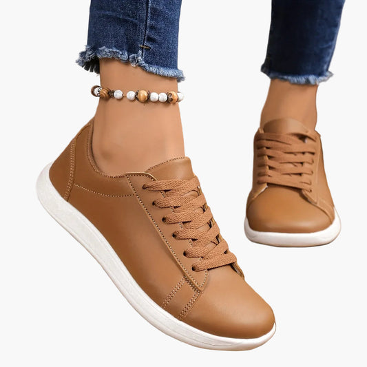 Damen Sneaker Freizeit Schnürschuhe Komfort Alltagsschuhe
