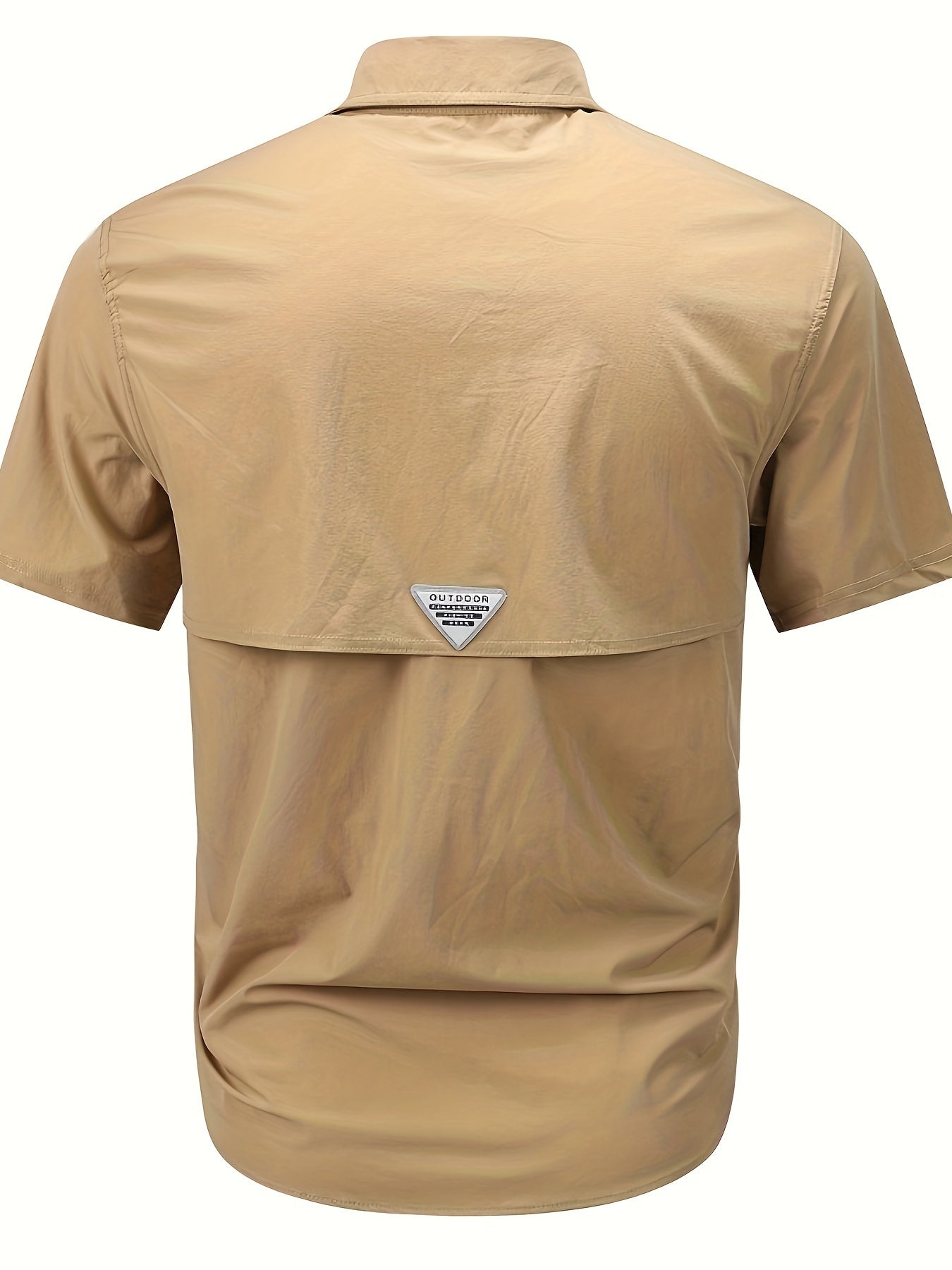 Herren Outdoor Kurzarmhemd mit Belüftung und praktischen Taschen – Funktionelles Freizeithemd