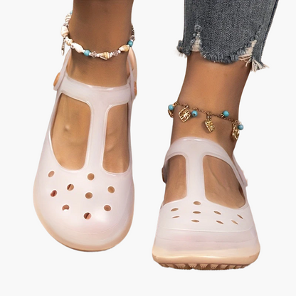 Damen Komfort-Mary Jane Clogs für Alltag und Freizeit – Stilvolle Plateau-Slipper