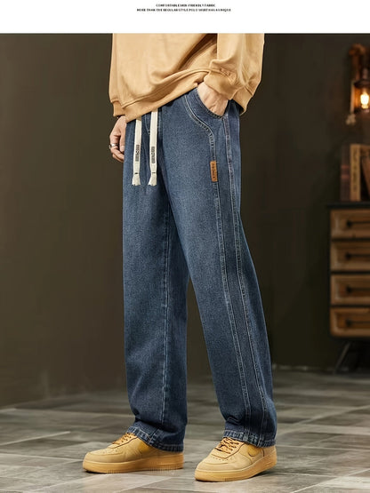 Herren Baggy Jeans im Urban Streetwear Stil – Weite Passform für Freizeit & Alltag