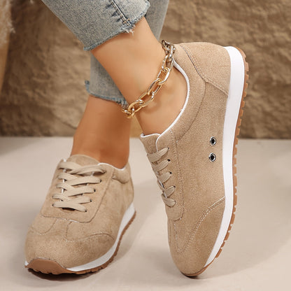 Damen Sneaker im Casual Stil für Alltag und Freizeit – Bequeme Schnürschuhe
