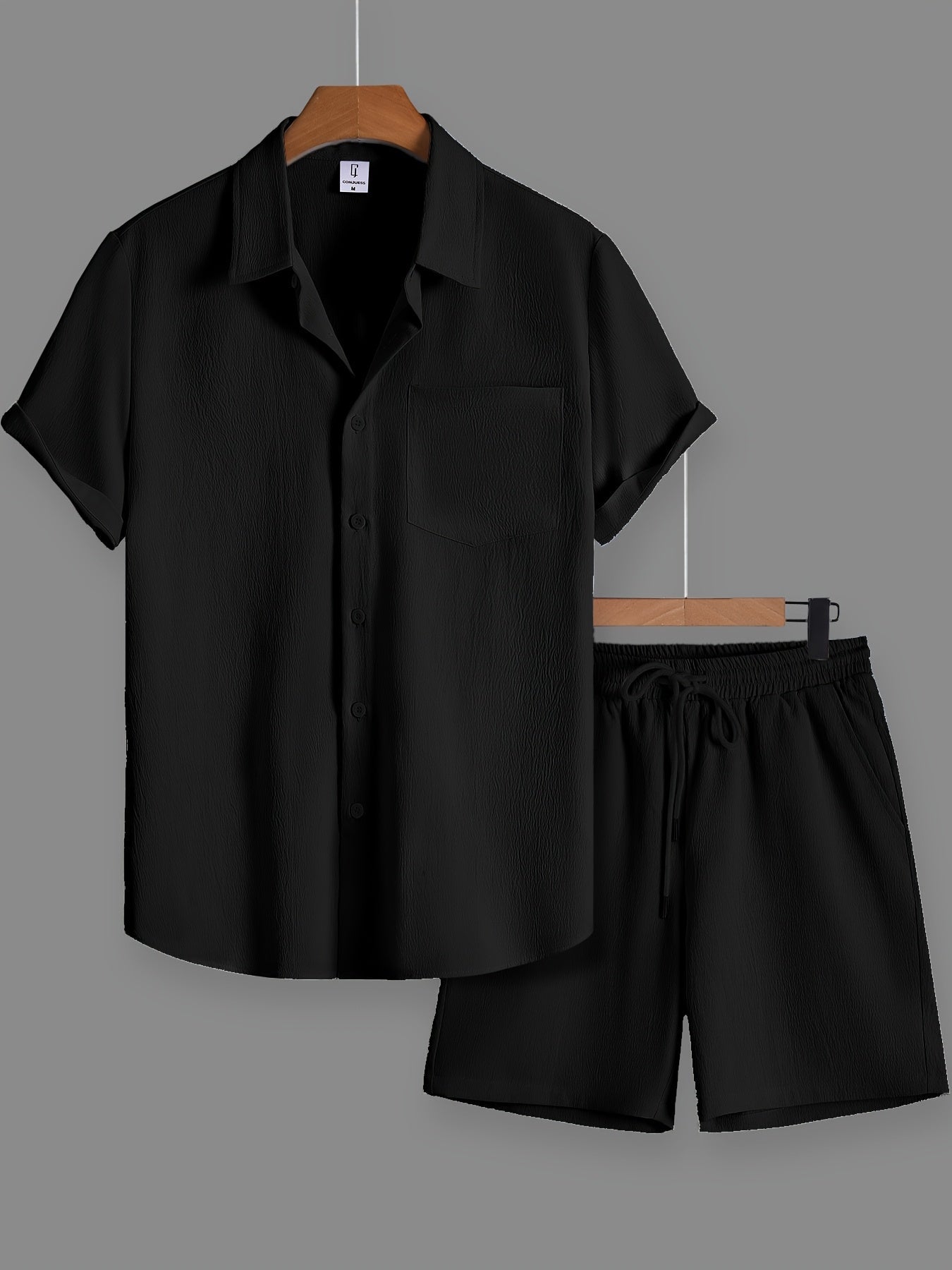Herren Freizeit Set – Kurzarm Hemd und Shorts für entspannte Anlässe