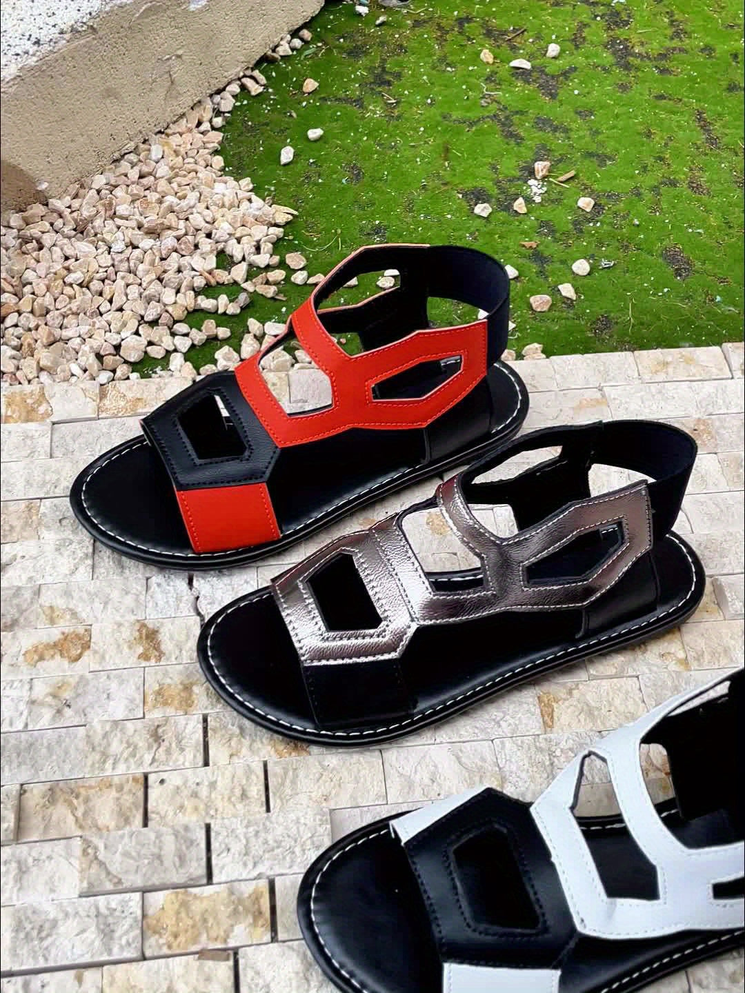 Damen Flache Sandalen Modernes Design für Alltag und Freizeit