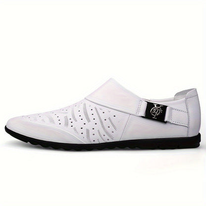 Herren Slip-On Loafer – Elegante Freizeitschuhe mit Prägung und modernem Design