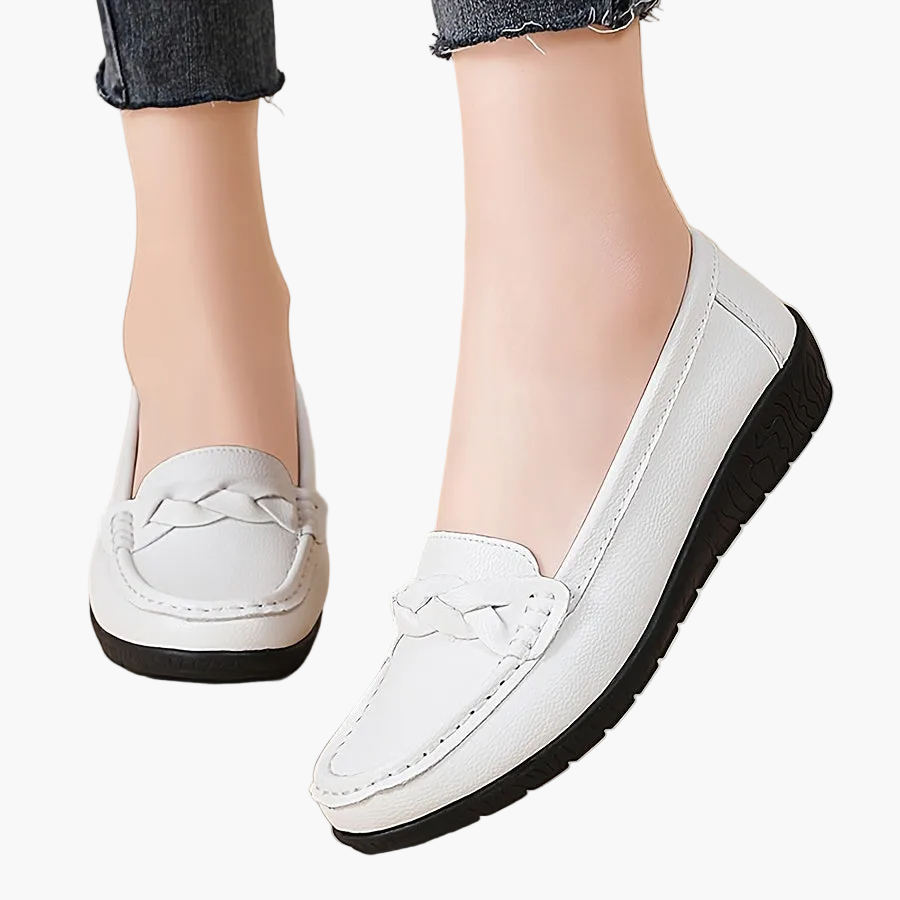 Damen Bequeme Mokassins Slipper – Klassische Freizeit Loafer für Alltag und Büro